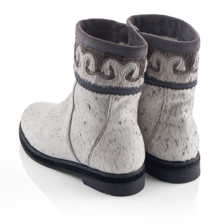 Унты женские из камуса лошади "Орнамент" 